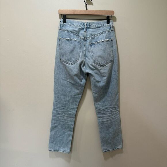 AGOLDE Riley High Rise Straight Crop Jeans sz 25 - Picture 6 of 8